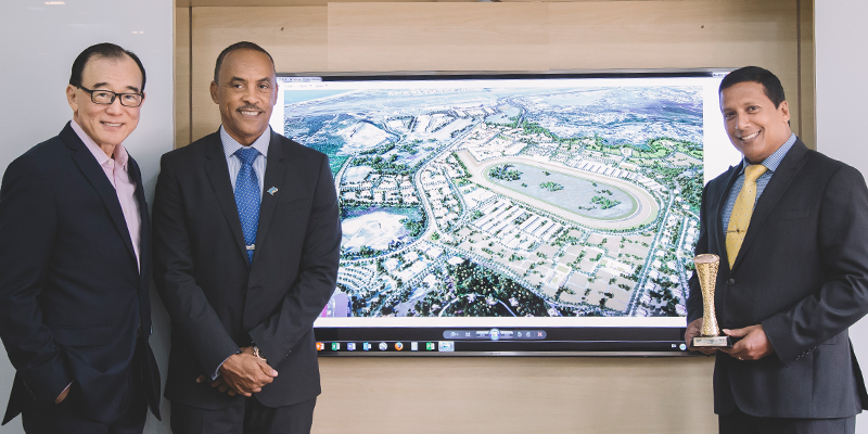 Mr Pinkley Francis, then Chairman of Invest Saint Lucia